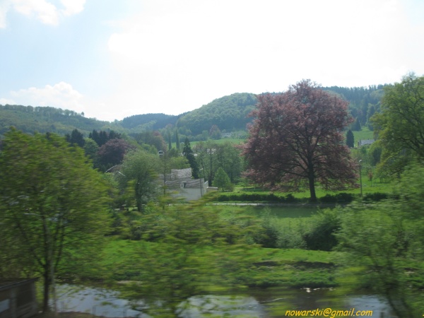 view from Bonn-Liege train