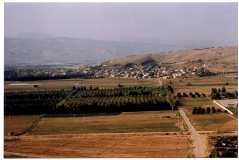 view of Jordan Valley in Israel from Jordan Mountains