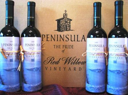 Columbia "Peninsula" red wine