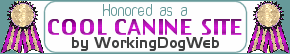 Working Dog Web Award