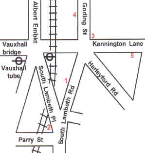 Map of Vauxhall