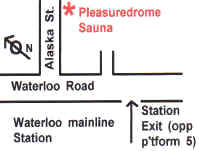 Map of where Pleasuredrome is