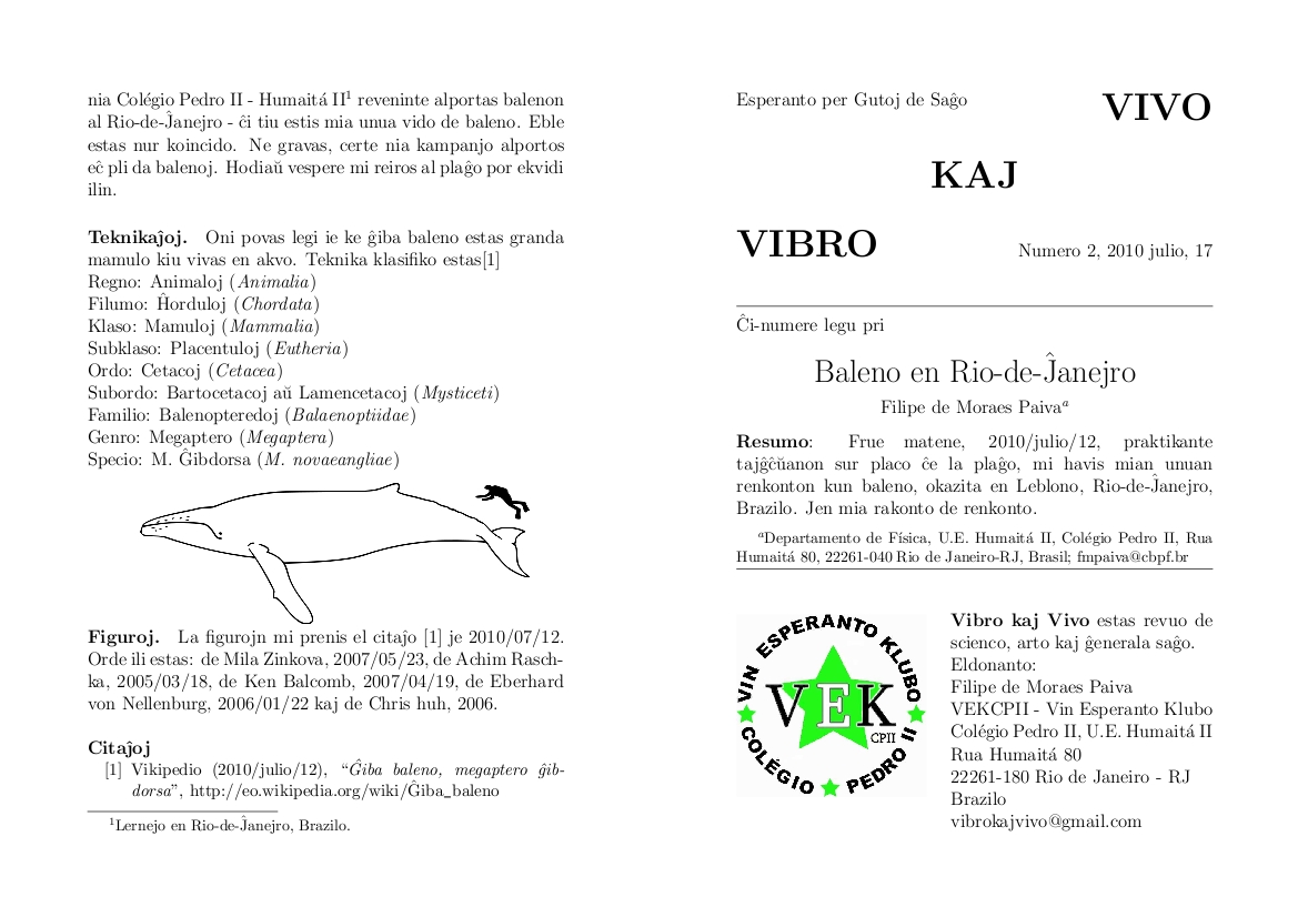 Vibro kaj Vivo