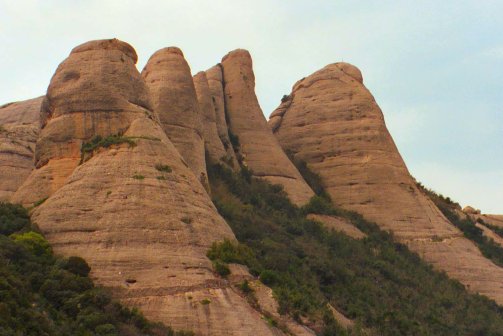 View from path above Montserrat