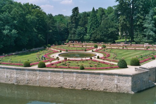 Formal gardens at Chenonceaux