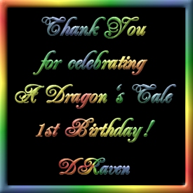 Happy Birthday A Dragon's Tale!