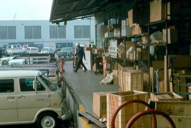 945 Bryant loading dock in 1975
