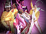 Freddie Mercury - flamboyant as ever