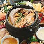 the pot..of seafood