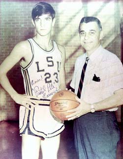 Louisiana Sports HOF on X: We salute Jackie Maravich and her family on  this special night remembering college basketball's greates ever scorer,  Pistol Pete Maravich  / X