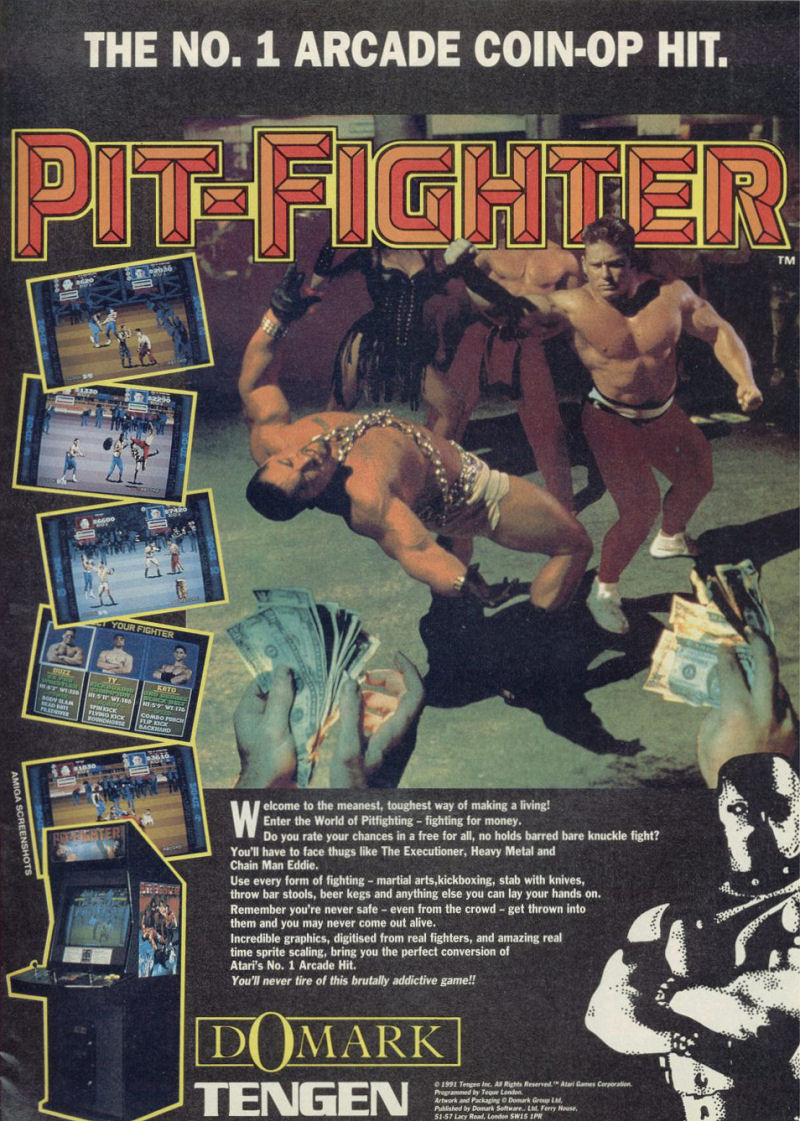Pit-Fighter console ad