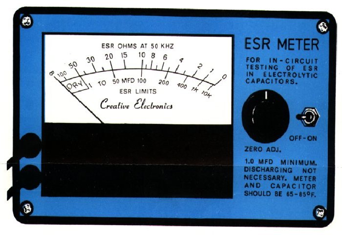 ESR meter scale