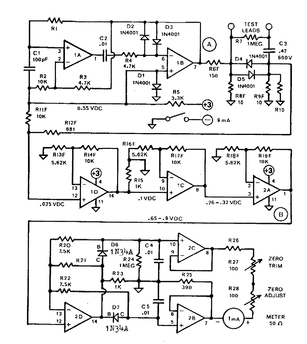 ESR meter schematic