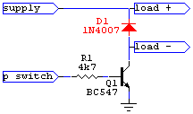 Single transistor circuit