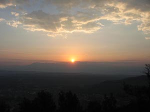 Sunrise - Mt. Krisevac, Medjugorje - Where Mary greets the new day