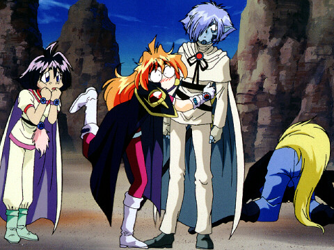 Zel seems to get glomped a lot... strange when one realizes that hugging him is like snuggling with a standing stone.
