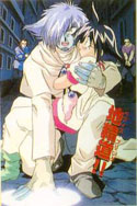 Aw, he's rescuing her.