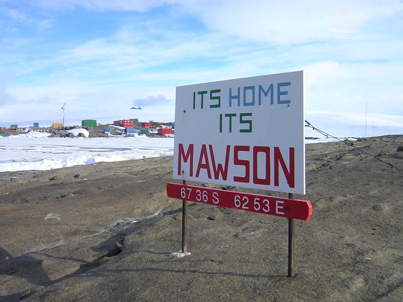 Mawson Station from West Arm, Antarctica