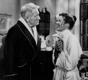 Tracy and Hepburn in "The Desk Set"