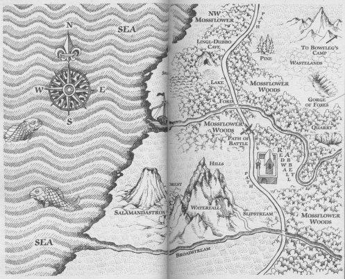 Map of Redwall & Mossflower Country