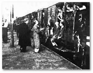 Transports from Westerbork, bound for Auschwitz