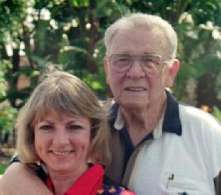 Karen and her uncle in Santa Barbara