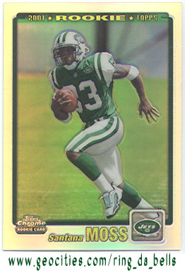 Reggie Wayne 2001 Bowman Chrome Senior Bowl Refractor