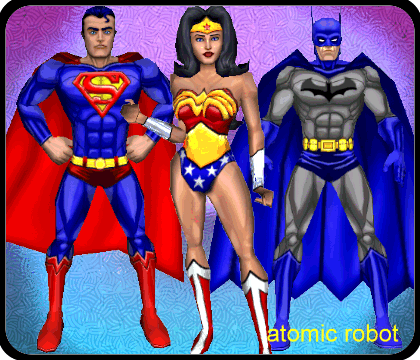 Batman, Superman, and Wonder Woman