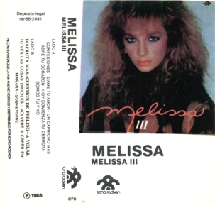 Cubierta Melissa III - 1986