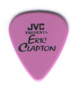 Eric Clapton pick from the 'Journeyman' Tour 1990.
