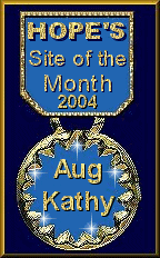 Hope's Site Of The Month Award