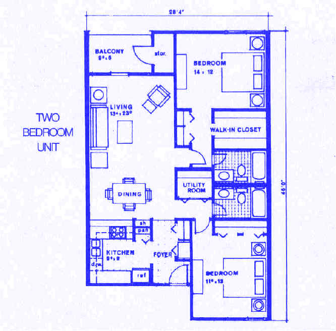 Look At The Floor Plan For Runaway Bay Unit 211FLORIDA! ANNA MARIA