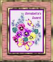 Annabella's
Award