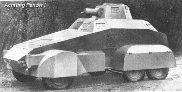Krupp gepanzerte Radfahrzeug - original model