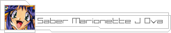 Saber Marionette J Again