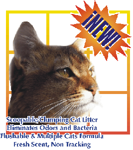 Scoopable/Clumpling cat Litter. Eliminates Odors and Bacteria. Flushable & Multiple Cats Formula. Fresh Scent, Non Tracking
