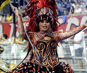 Sao Paulo brazil carnival girl black300x250