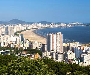 Santos brazil beach