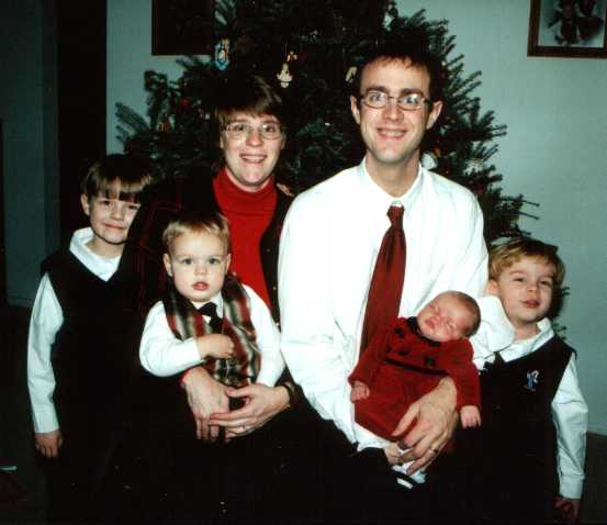 The Six Christensen's--Christmas 2005