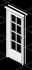 Boutique Door - White
