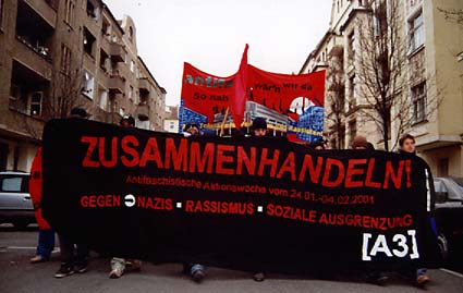 Foto des Leittransparentes (Isl&auml;nder Str.)