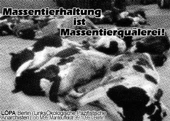 Massentierhaltung ist Massentierqu&auml;lerei!