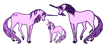 Mystic, Morning Glory, and Majesty, my unicorns