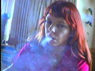 smoking person