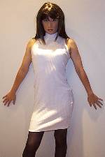 White funnel dress again #4