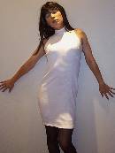 White funnel dress again #5