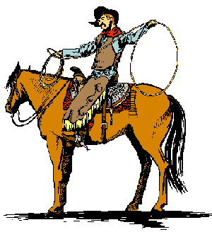 Cowboy with Lariat