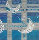 Detail of Double Cloth with Bead Grid