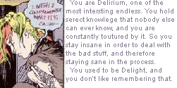 you are Delirium..