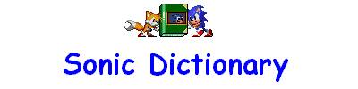 Sonic Dictionary